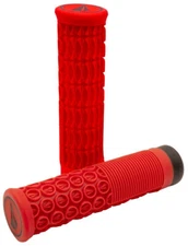 SDG Thrice 33 Lock-On Grips - Red Single Locking Clamp Handlebar Grips S3301