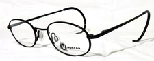 Modern Optical Pumpkin NEW Eyewear 42-16-135 Black metal  kids eyeglass frame