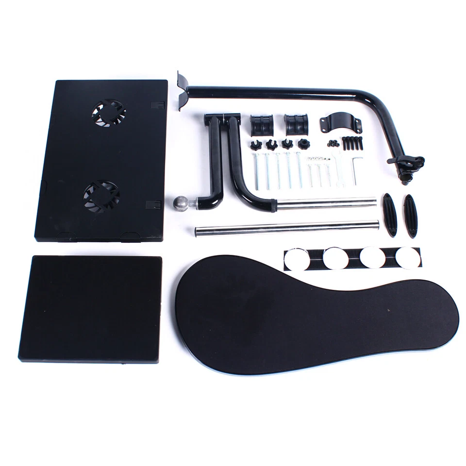 Stuhl-Armlehne Tastatur Mauspad Stuhl-Arm-Klemmstütze Laptop-Halter Halterung - Bild 3 von 4