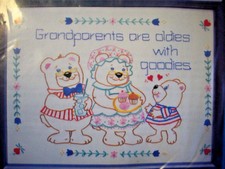 Grandparents are oldies with goodies Embroidery kit