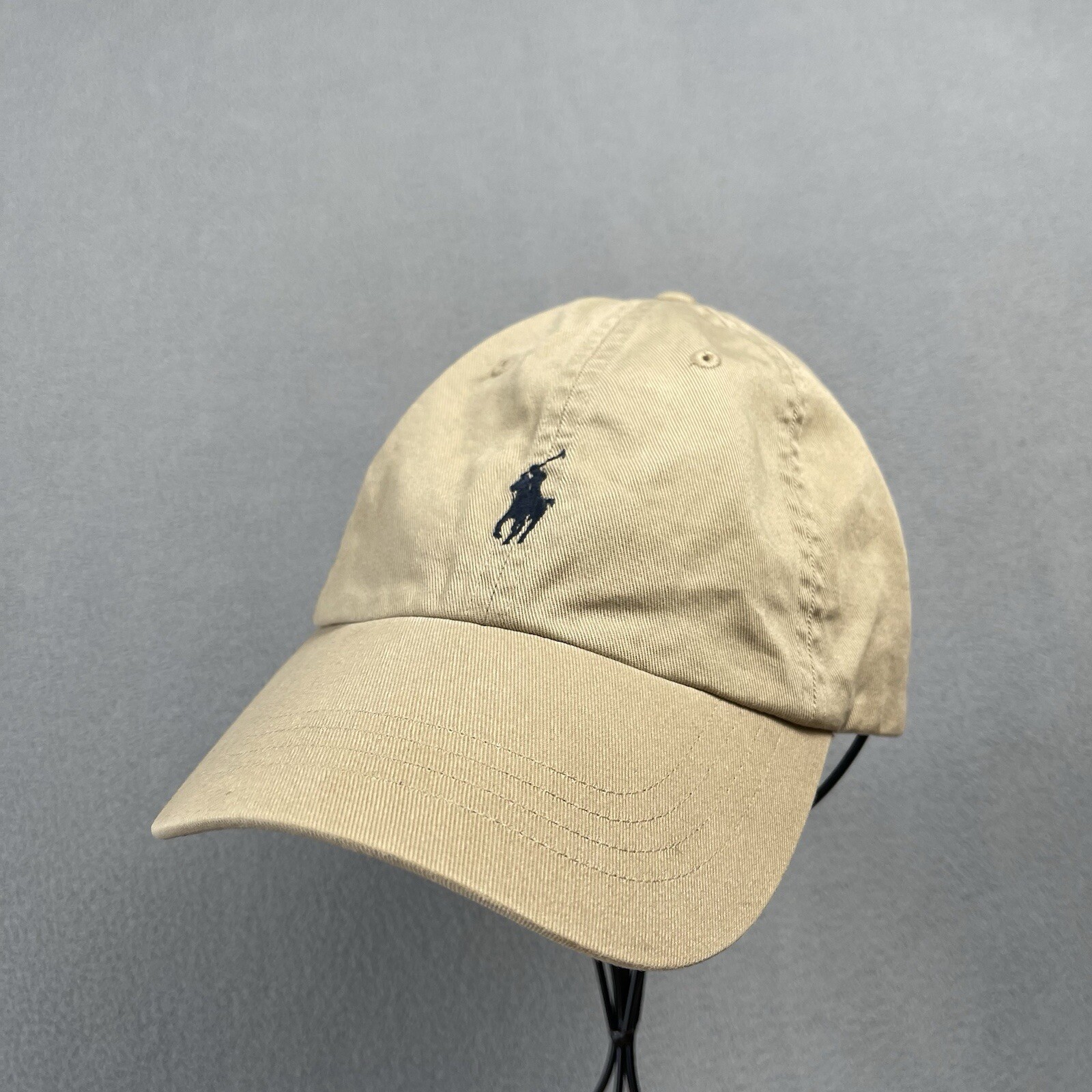 Cappello Polo Golf Cab Strapback Taglia Unica Nero Classico Pony Regolabile Baseball