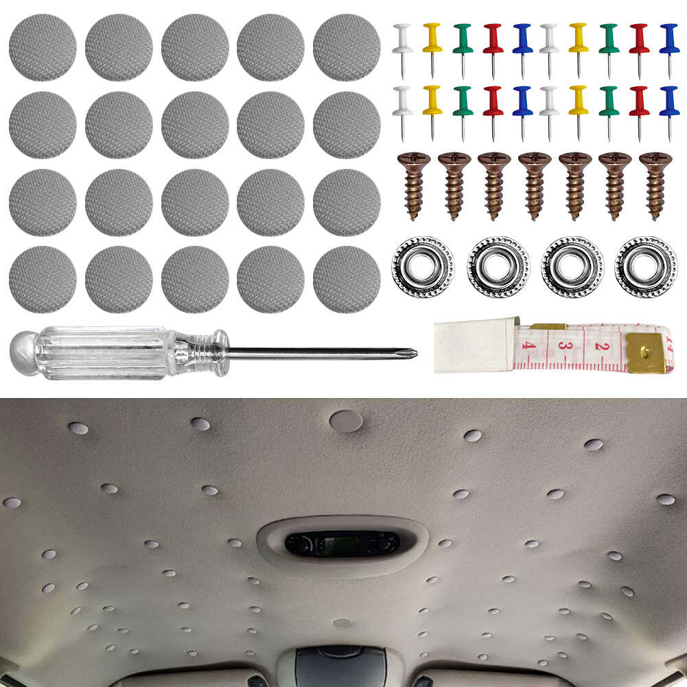 262pcs Car Roof Repair Kit Universal Snap Rivets Screwdriver With
