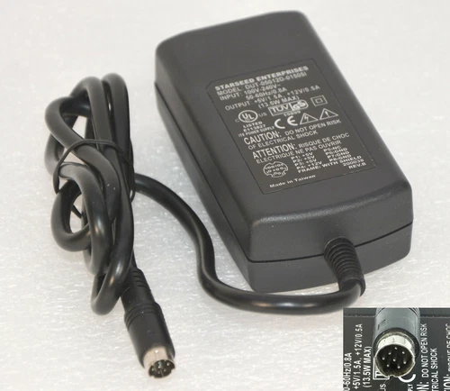 230VAC> 12VDC  5VDC PSU ADAPTER NETZTEIL JAMES POWERSUPPLY DUT-05012-01505I N60 