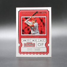 2020 Panini Contenders MIKE TROUT Winning Tickets Insert Card WT-7 LA Angels
