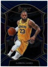 2020/21 Panini Select LeBRON JAMES Blue 
