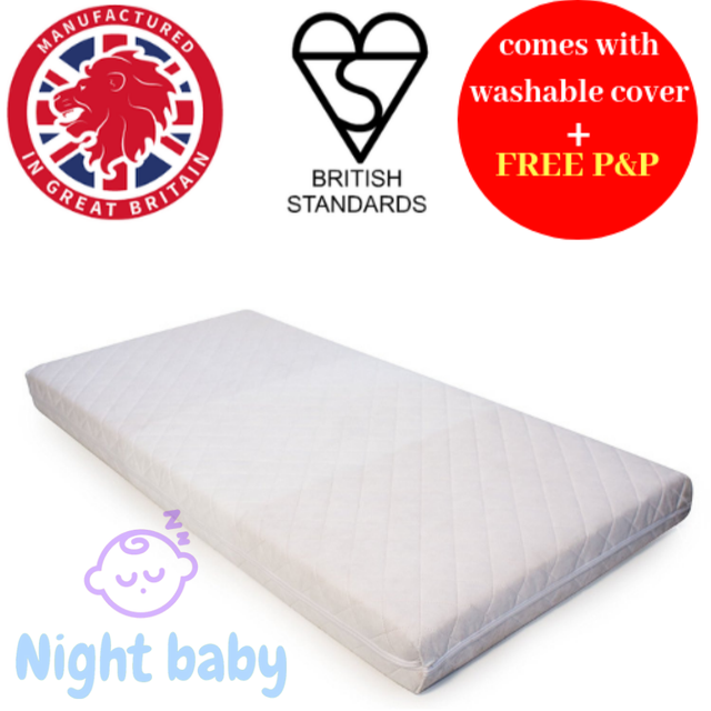 memory foam travel cot mattress