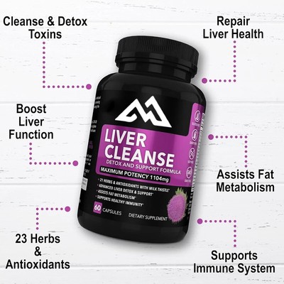 Aspartic acid, turmeric, milk thistle, dandelion supplement capsules