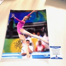 NASTIA LIUKIN autographed signed 11x14 USA OLYMPIC GYMNAST BECKETT BAS Z11731