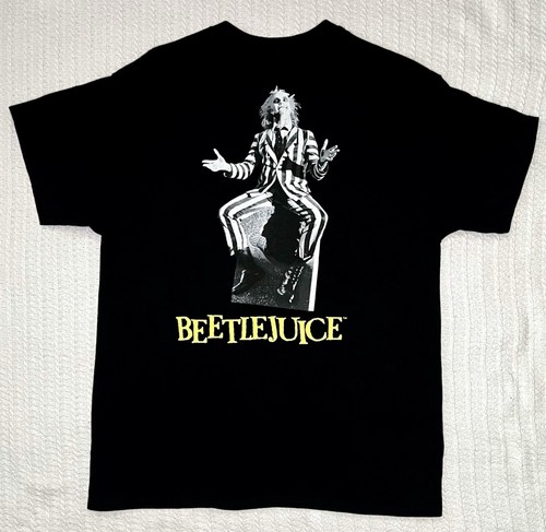 "Gráfico Beetlejuice gráfico de doble cara grande 21"" X 29"" negro" - Imagen 4 de 7