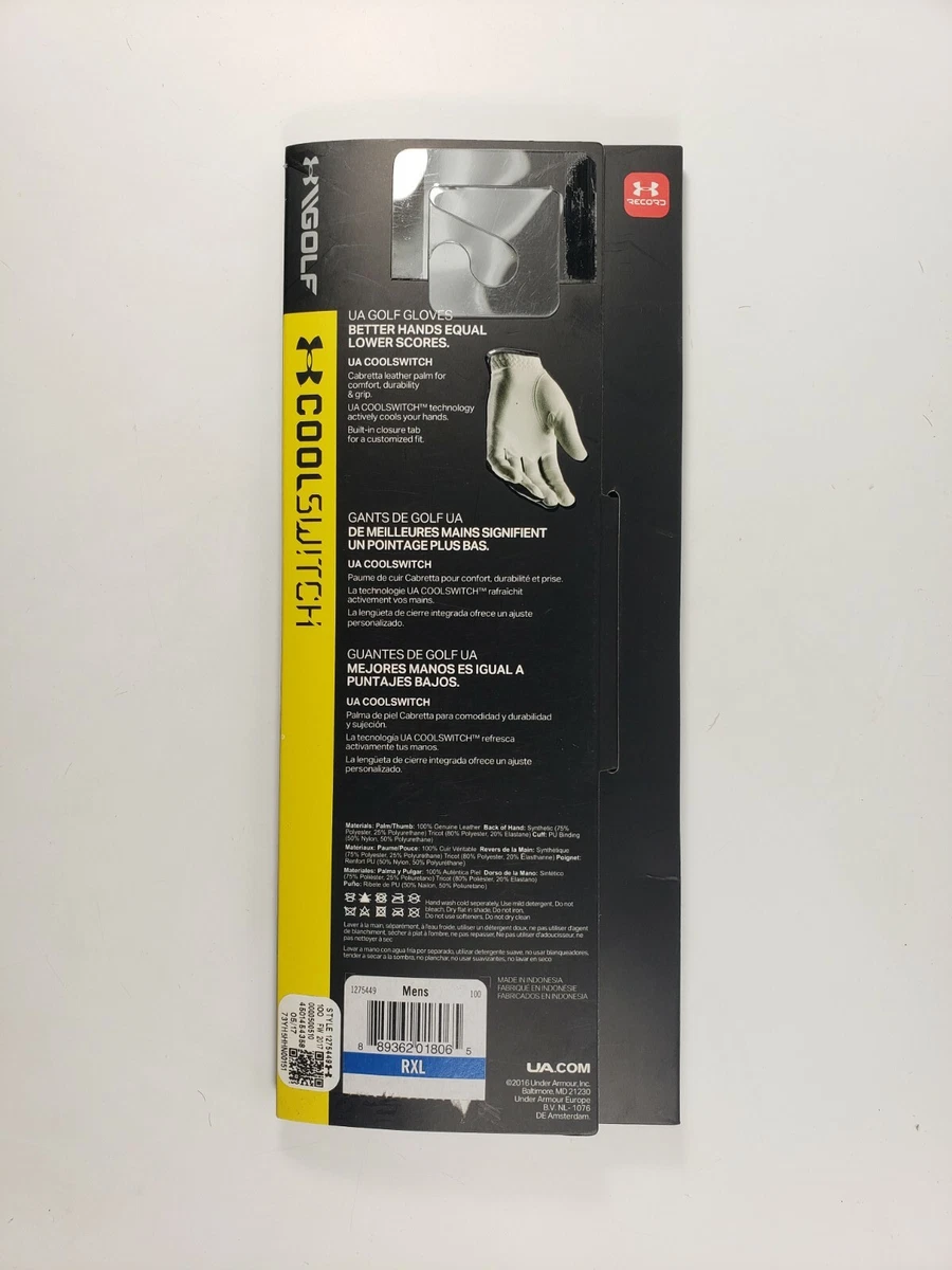 Under armour women's coolswitch golf glove cheap