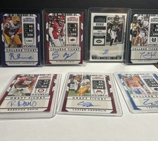 (7)2020 Panini Contenders Draft Picks College Ticket Autographs Rookie RC LOT