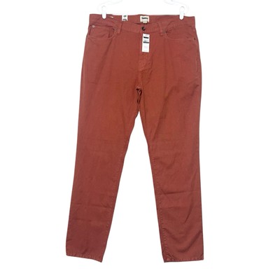 Todd Snyder Copper Clay Linen Blend Pants Mens Size 36x32 Slim Fit Brick Red NEW