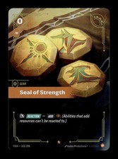 Riftbound Seal of Strength 3枚(EN/英語) Seal of Strength #163 Prices | Riftbound Origins