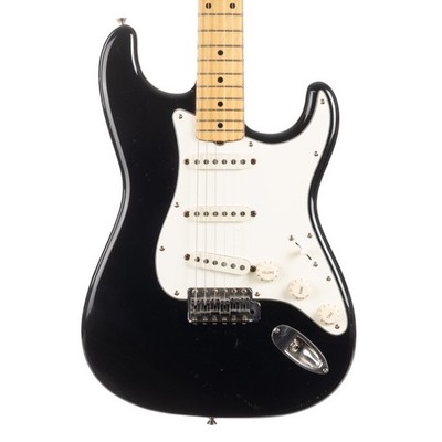 Used Squire Stratocaster Black MIJ Early 80s