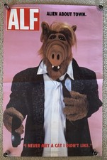 Vintage ALF Alien About Town Poster 35 X 23 SHIPS TODAY