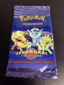 Pokemon Legendary Collection EMPTY Booster Pack Vintage Wrapper - Eeveelutions