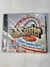 NEW RollerCoaster Tycoon Loopy Landscapes & Corkscrew Follies (2000, PC, CD-ROM)