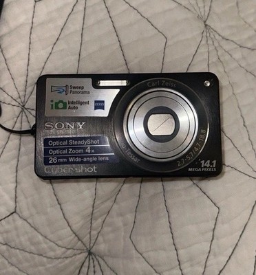 Sony Cyber-shot DSC-W350 14.1 MP Digitalkamera Schwarz