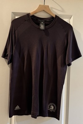 Adidas Running Boston Marathon 2018 Shirt Mens XL Purple Performance Tee