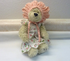 ROSALIE Beanie 1993 Ty ATTIC TREASURES Jointed Bear Dress Bonnet UNUSED w TAG