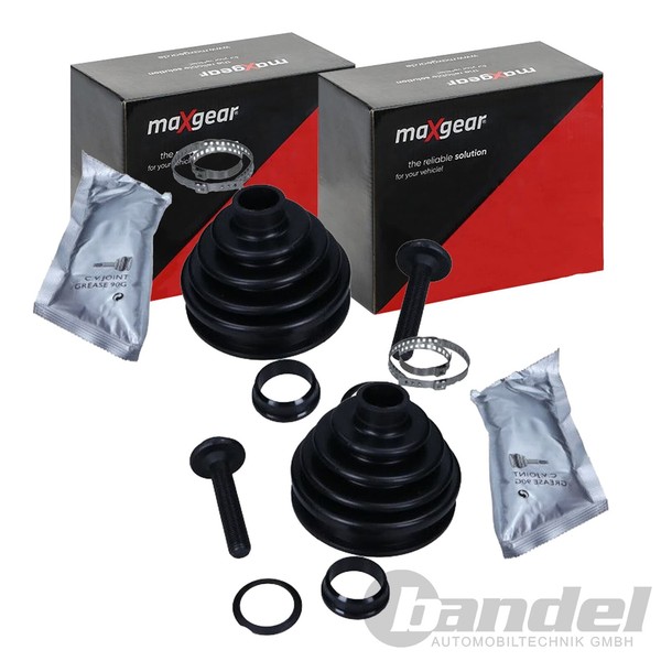2X Maxgear Achsmanschetten Satz Radseitig Passend FüR Audi A1 A3 A4 A6 A8 Q3 TT-image