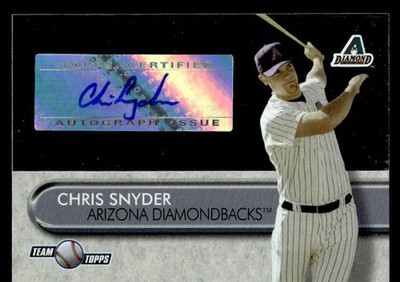 Chris Snyder 2006 Topps Heritage Team Topps Autograph #TT-CS Diamondbacks ESE