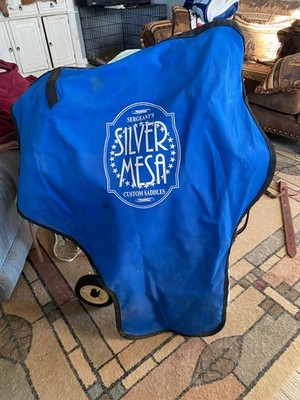 Silver Mesa Saddle Cover large oversized western show saddle  SHIPPED FREE