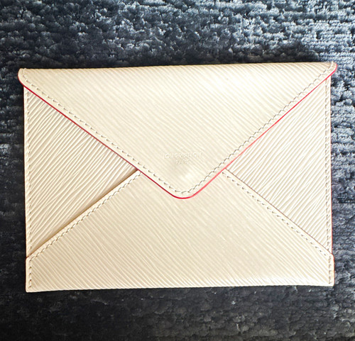 Louis Vuitton Cream Epi Leather Envelope Pouch – New, Never Used