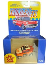 Johnny Lightning ThunderJets Baja Bug HO Scale Pull Back Orange Red NEW