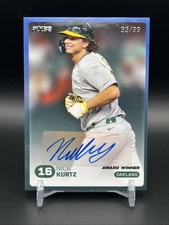 2025 Pulse Award Winner NICK KURTZ Auto 33/99 RC AL ROY #ODAW-NK Oakland A’s🔥🏆