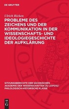 Ulrich Ricken Probleme Des Zeichens Und Der K...