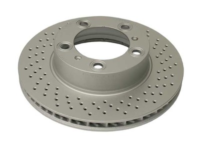 ATE 46NN42C Front Right Brake Rotor Fits 2007-2008 Porsche Cayman Base