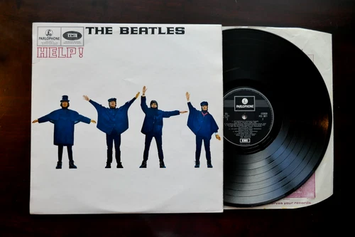 THE BEATLES LP ' HELP ' STEREO PCS 3071 / ONE EMI BOX - 1969 - EX +