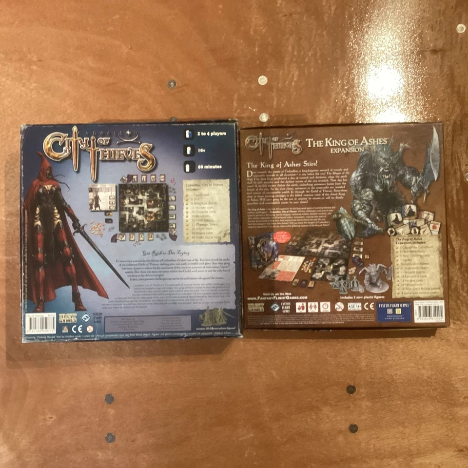 Cadwallon City of Thieves Game + King of Ashes Expansion; Fantasy Flight Games - Image 2 of 4