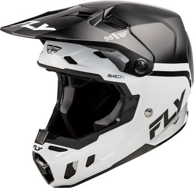 FLY RACING Formula Fits CC Objective Helmet Black/White Small - DOT & ECE