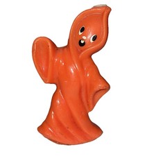 Vintage Gurley Halloween Orange Ghost Candle ...