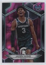 2023-24 Bowman U Best Pink Lava Refractor 52/100 Jaden Akins #58 0zj6