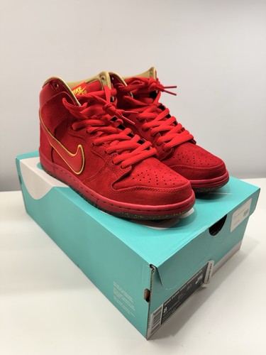 Nike SB Dunk High Chinese New Year CNY Size 8 Worn Once With Box And Laces