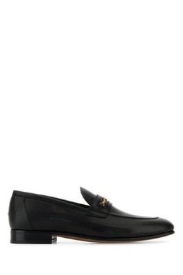 VALENTINO GARAVANI Black Leather Loafers New & Authentic