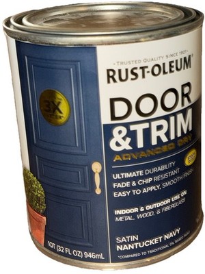Rust-Oleum 369386 Advanced Dry 32 Fl Oz (Pack of 1), Satin Nantucket Navy 