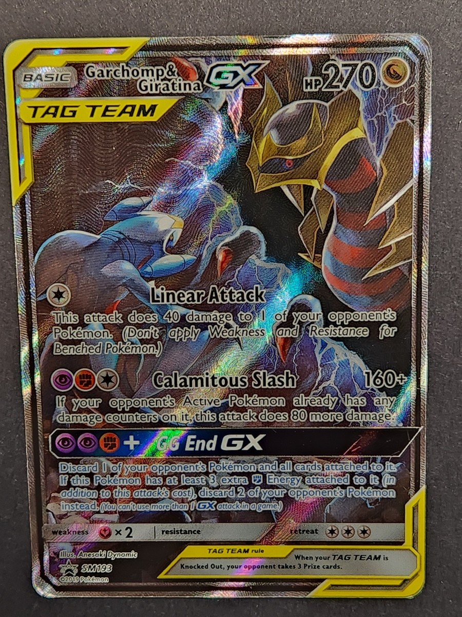 giratina gx pokemon card Garchomp & Giratina GX SM93