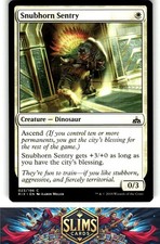 Magic the Gathering MTG Rivals of Ixalan Snubhorn Sentry #23 Buy 2 Get 1