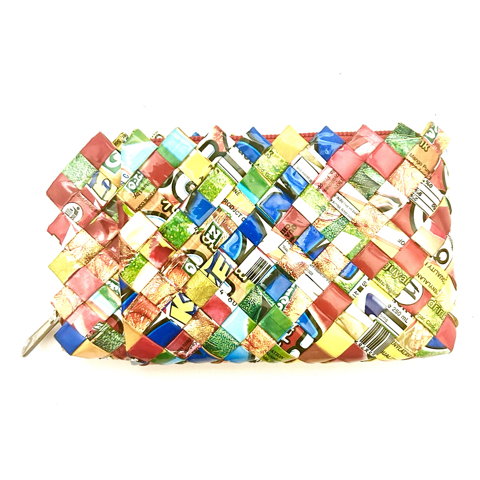 Handmade Candy Wrapper Upcycle Recycled Zipper Co… - image 1