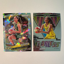 WNBA Sue Bird Seattle Storm 2 Card Panini Prizm Fearless 