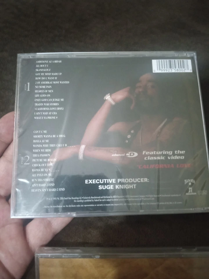 2Pac All Eyes On Me/Makavelli Enhanced CD Lot Brand New Sealed  - Image 4 of 4