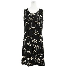 CHANEL Dress 98P BOUTIQUE Boutique Signature Flower Floral COCO Mark Print Logo