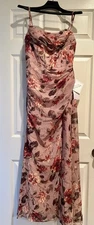 Azazie Aurra Mauve Multi Maxi Dress Size 6…NWT!