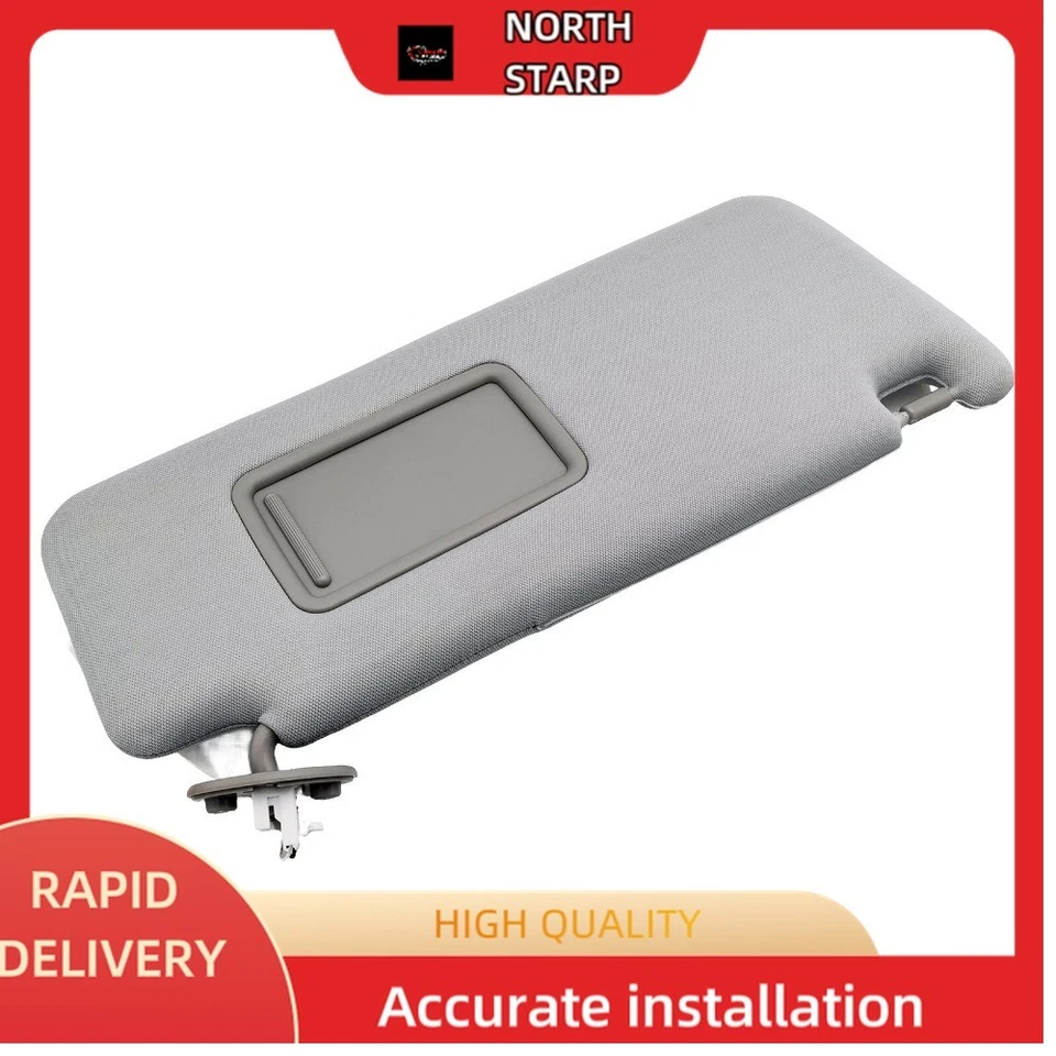 Os quebra sol cinza esquerdo e direito são adequados para Toyota 4RUNNER 7432035A91B1- - Imagem 3 de 4