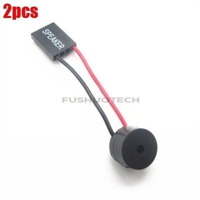 2Pcs Pc Speaker Motherboard Bios Mini Onboard Case Alarm Buzzer New Ic ri #nm