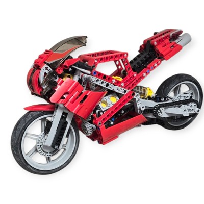 LEGO TECHNIC 8420 Street Bike Motorcycle Motorbike - Complete , No Box 